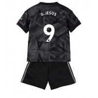 Fotbalové Dres Arsenal Gabriel Jesus #9 Dětské Venkovní 2022-23 Krátký Rukáv (+ trenýrky)
